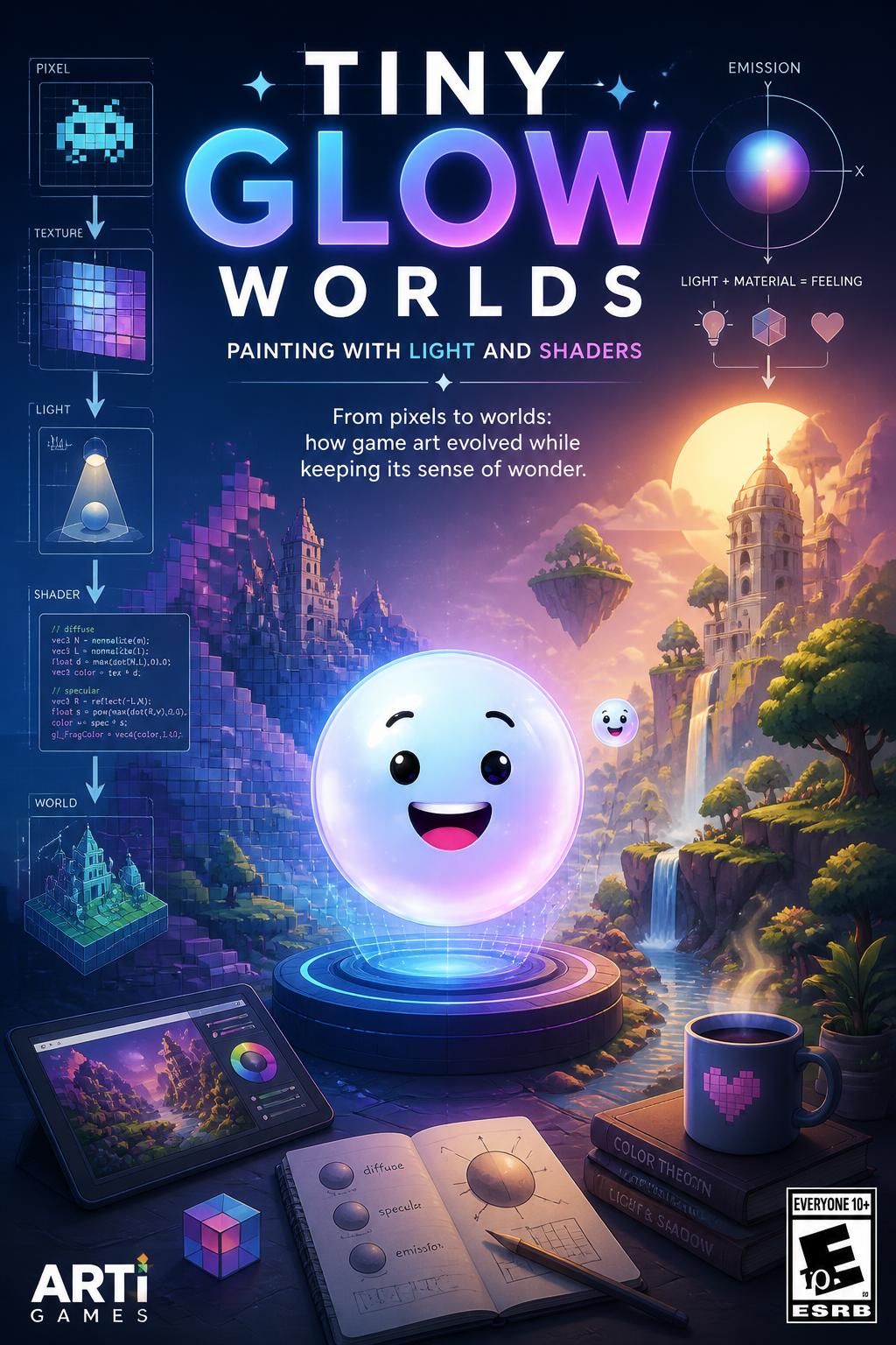 Tiny Glow Worlds