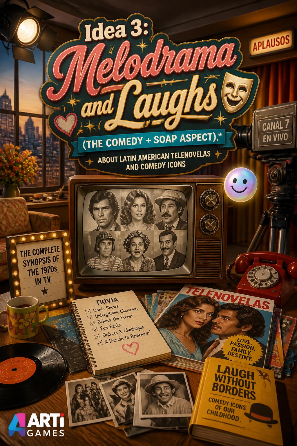 Idea 3: Melodrama and Laughs (the comedy + soap aspect).*