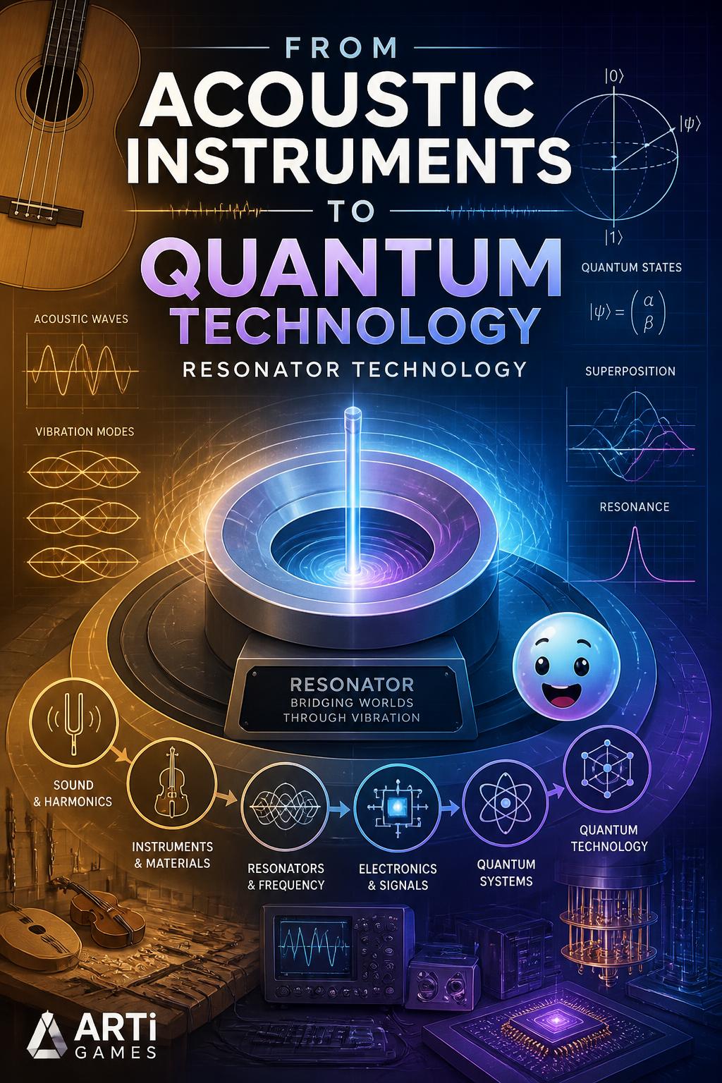From acoustic instruments to quantum technology