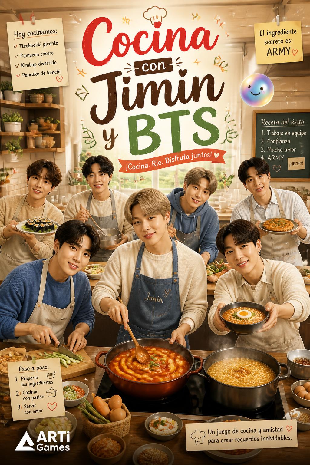 El tteokbokki picante de Jimin y la comida callejera