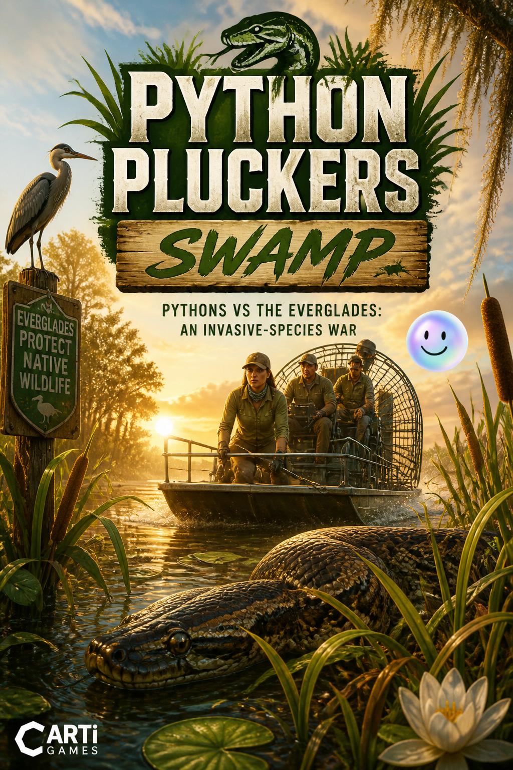 Python Pluckers - 2 words.
* Swamp
