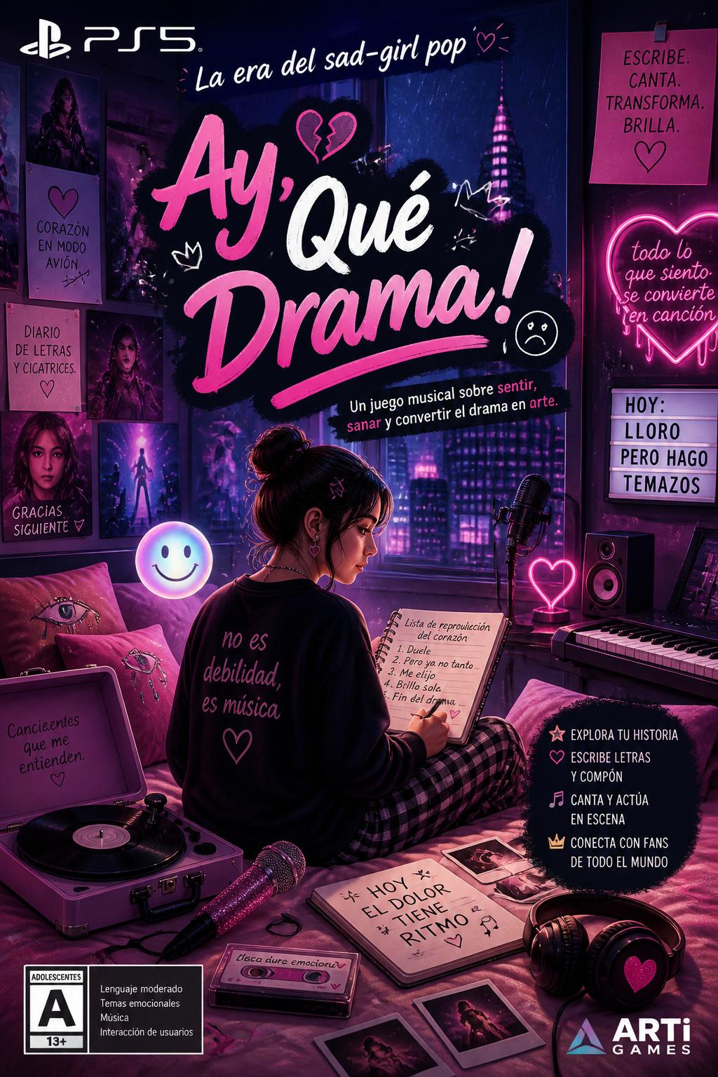 Catchy/Toy-like):*
        *   *Ay, Qué Drama!*