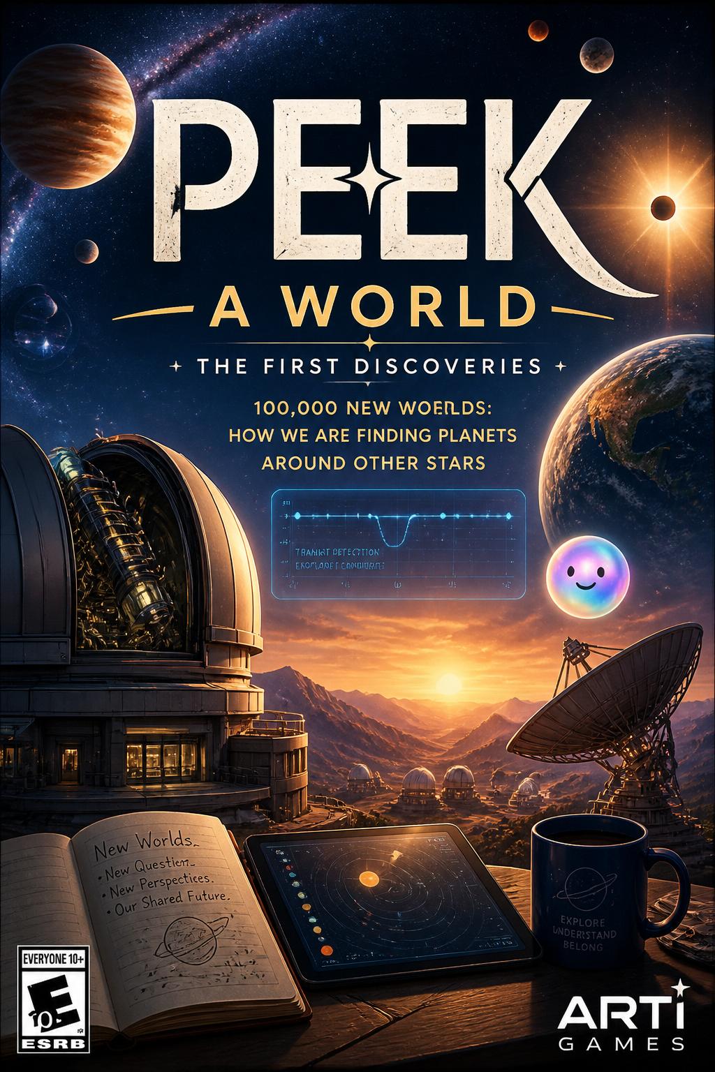 Peek (3 words) -> New World Peek or Peek a World.