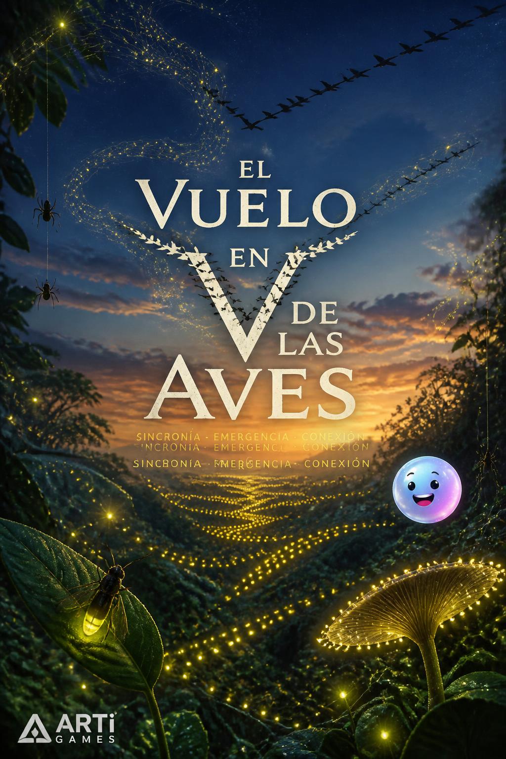 El vuelo en V de las aves