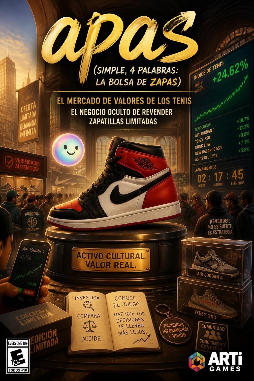 apas (Simple, 4 words: La Bolsa de Zapas)