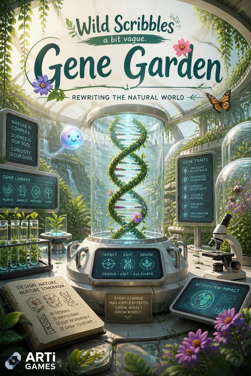 Wild Scribbles - a bit vague.
* Gene Garden