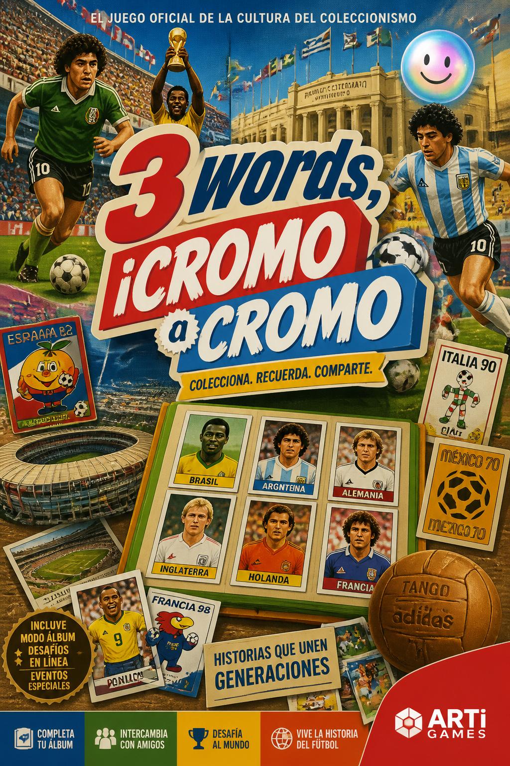 3 words, nice)
        *   ¡Cromo a Cromo
