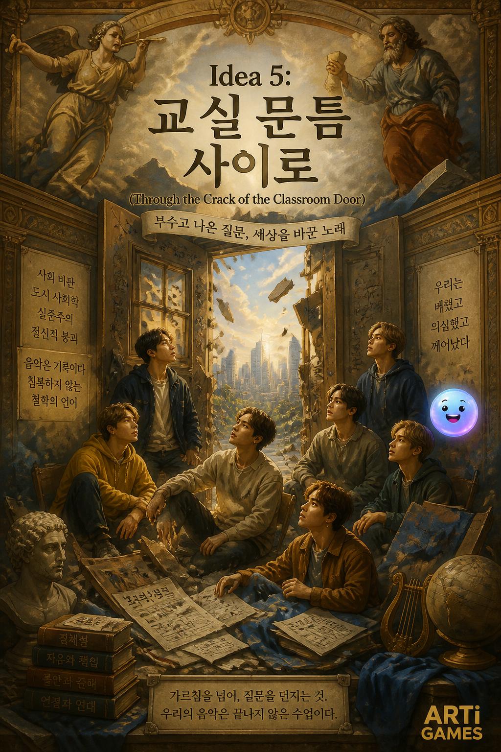Idea 5: 교실 문틈 사이로 (Through the Crack of the Classroom Door