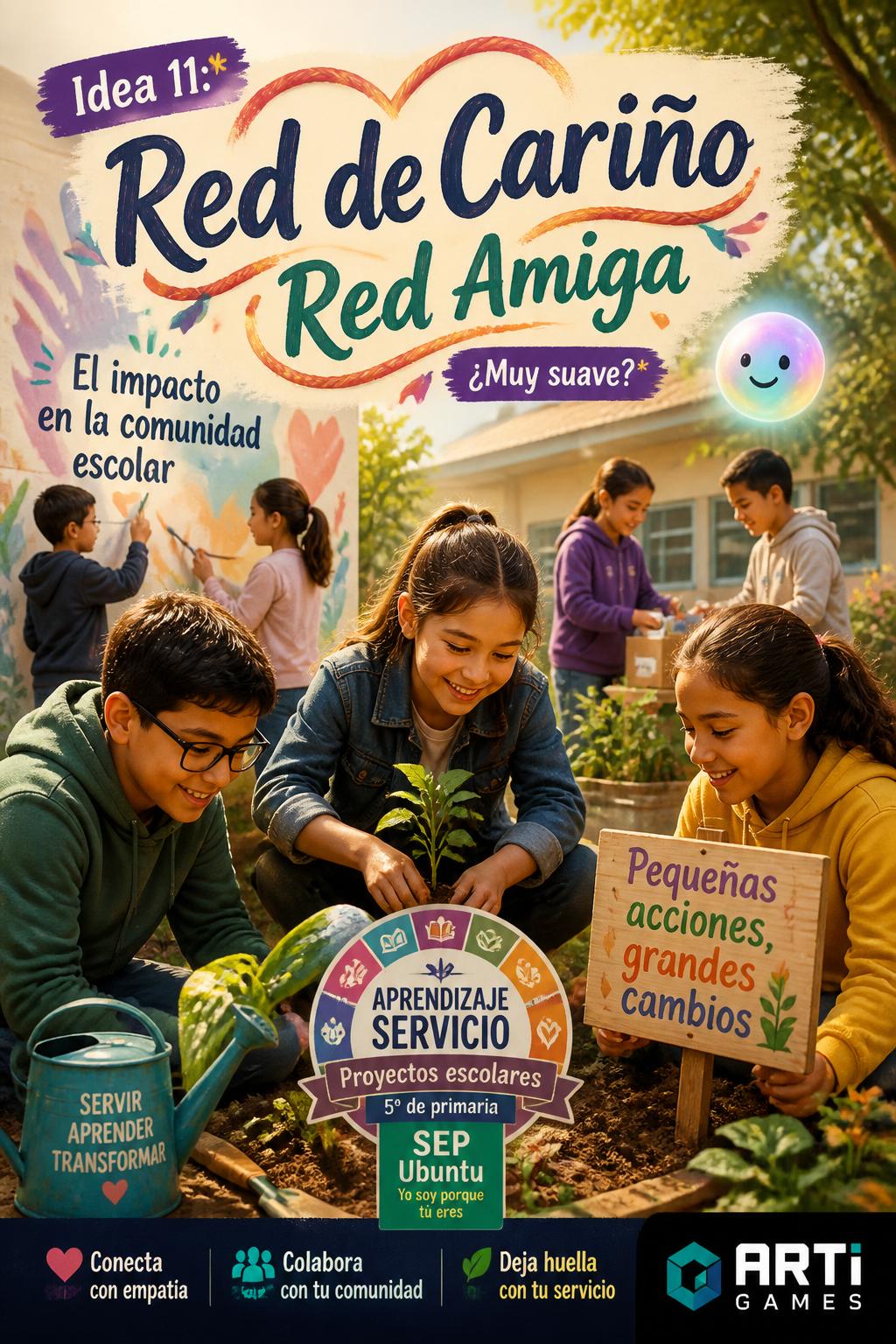 Idea 11:* Red de Cariño / Red Amiga -> Too soft?
    *
