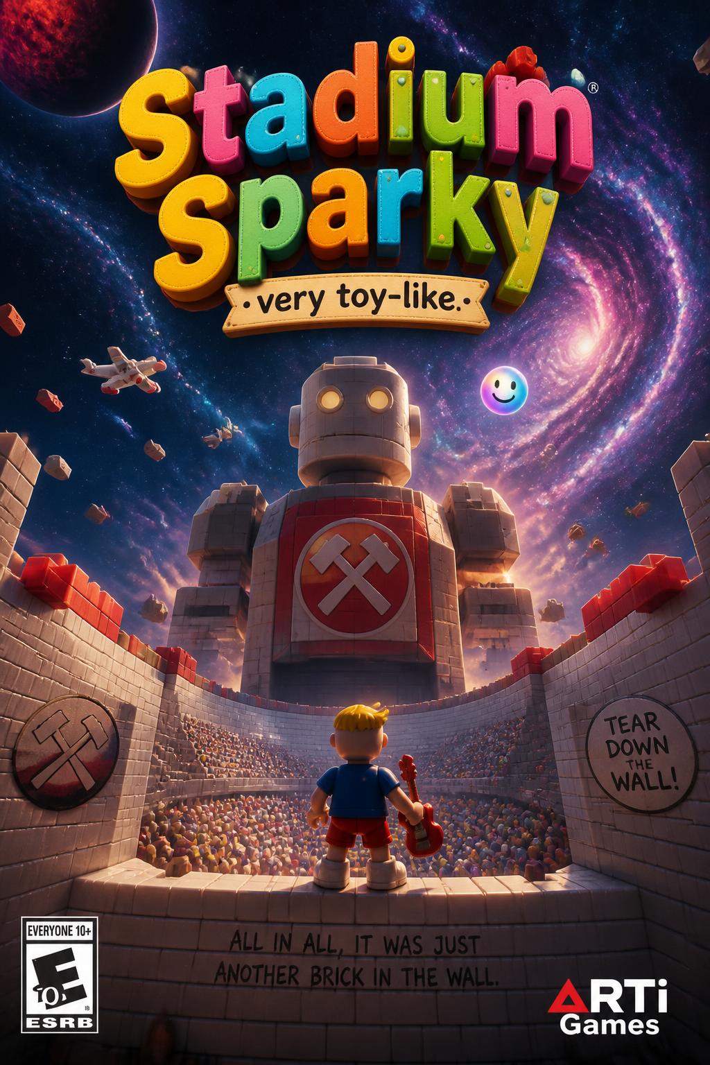 The spark in the stadium