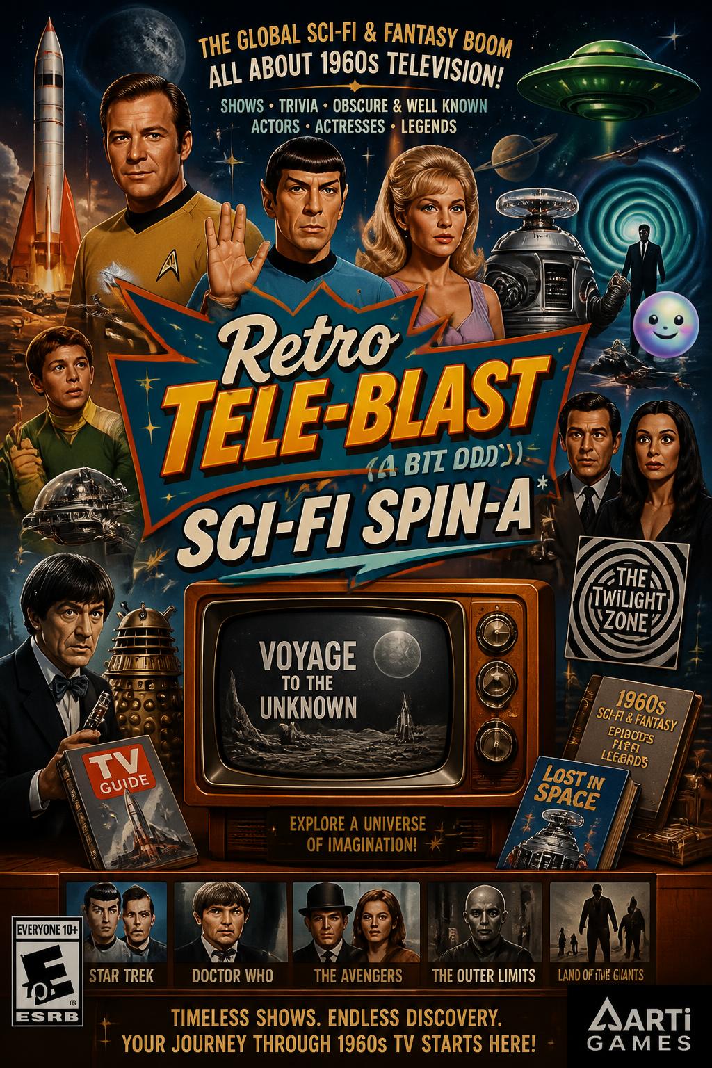 Retro Tele-Blast (A bit odd)
        *   Sci-Fi Spin-a