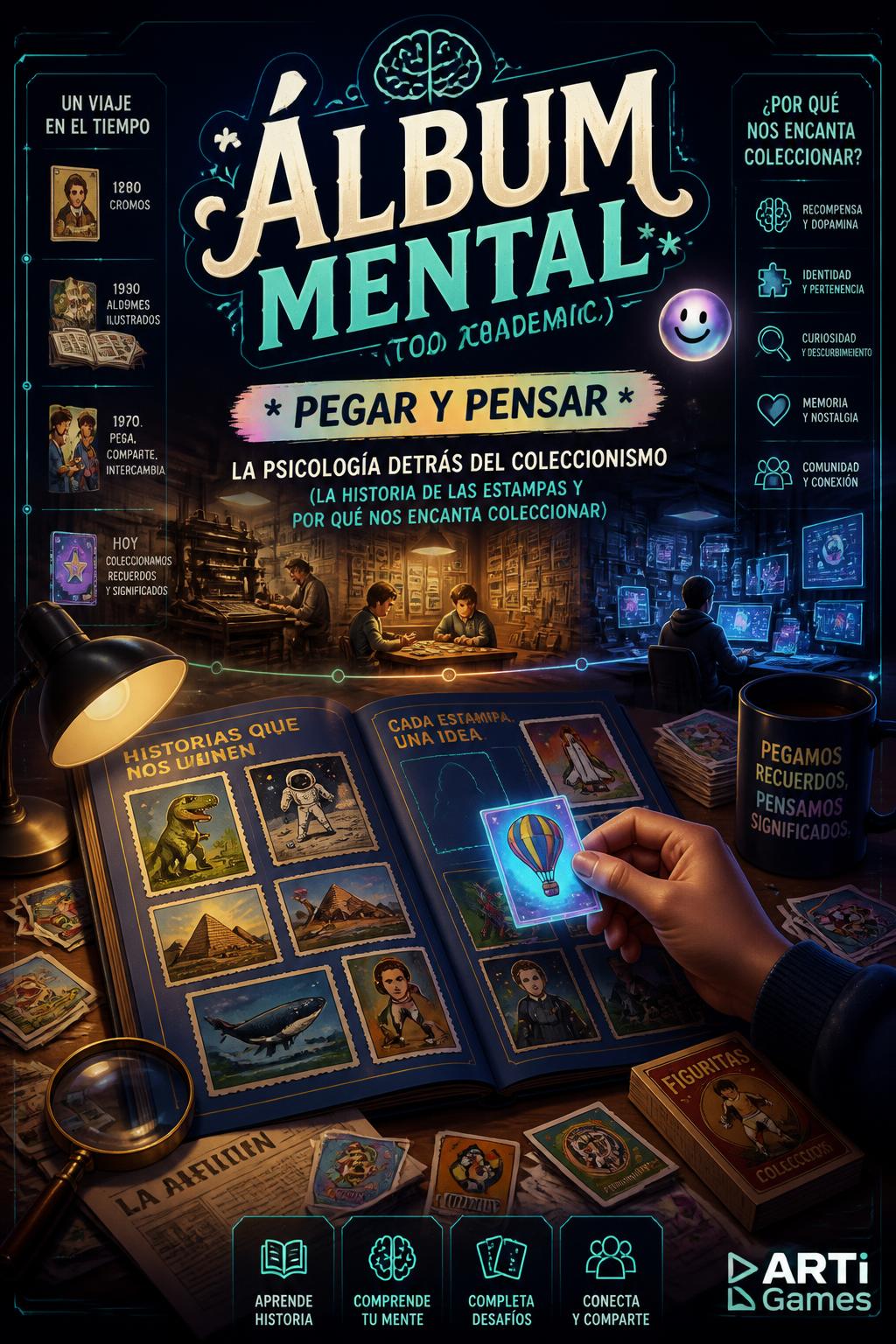 Álbum Mental* (Too academic)
    *   *Pegar y Pensar* (