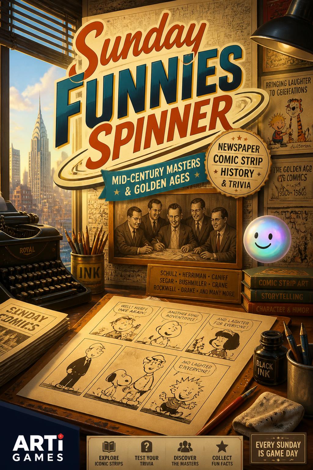 Sunday Funnies Spinner