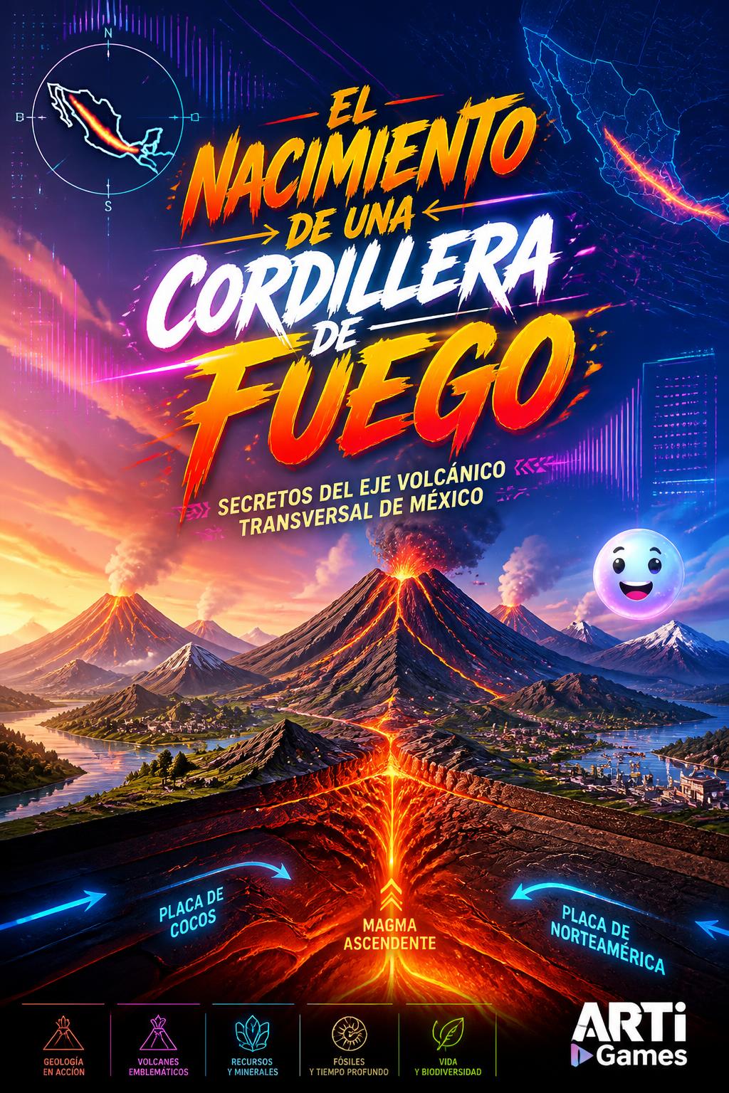 El nacimiento de una cordillera de fuego