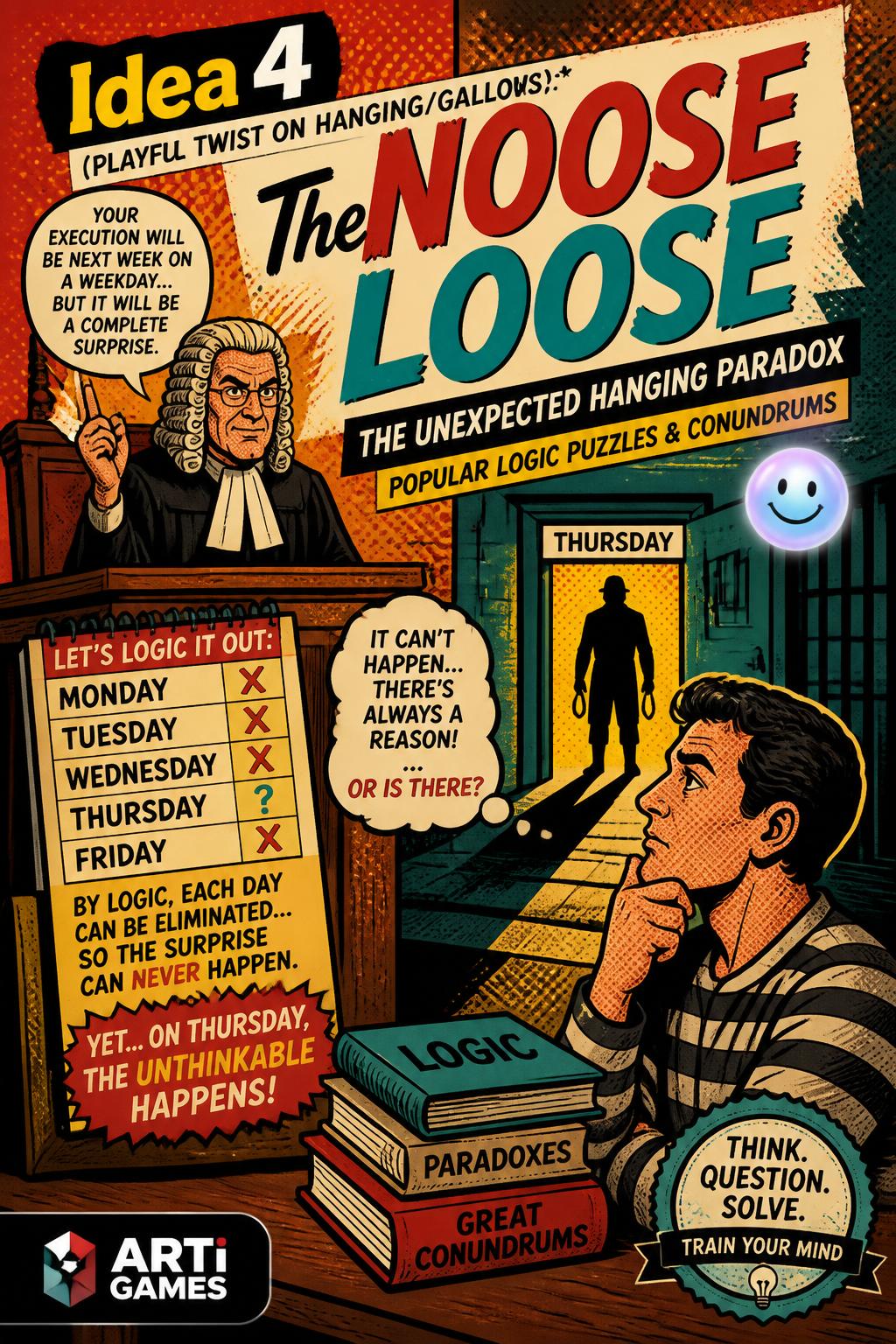 Idea 4 (Playful twist on hanging/gallows):* The Noose Loose