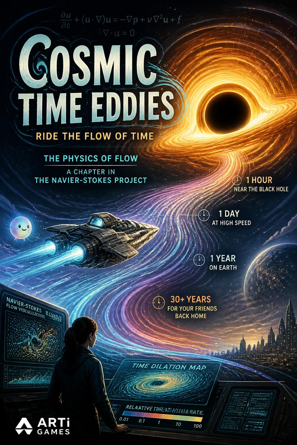 Cosmic Time Eddies