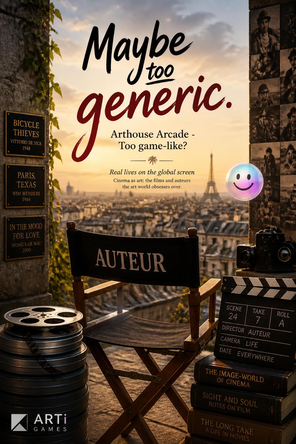 Maybe too generic.
    *   Arthouse Arcade - Too game-like?