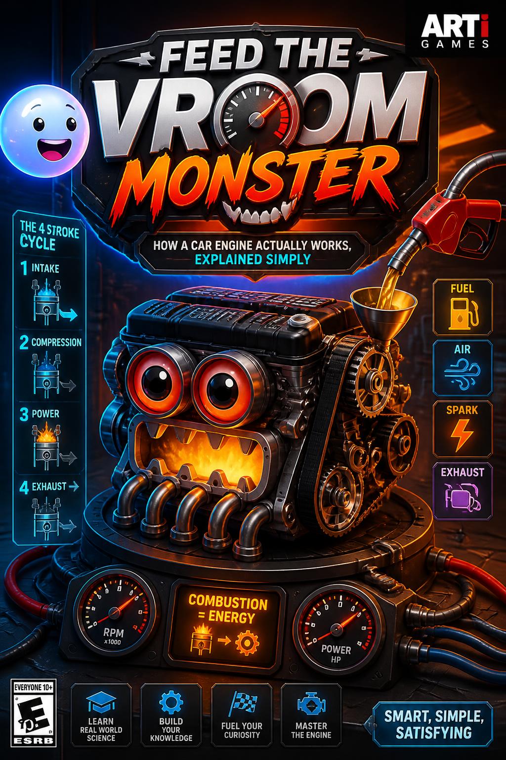 Feed the Vroom Monster
