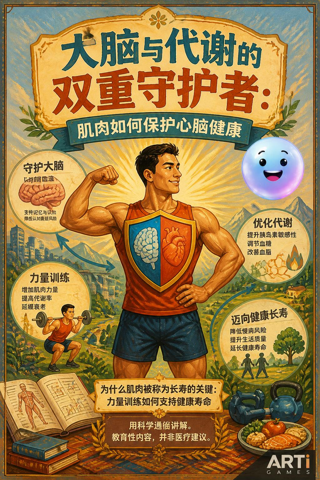 大脑与代谢的双重守护者：肌肉如何保护心脑健康
