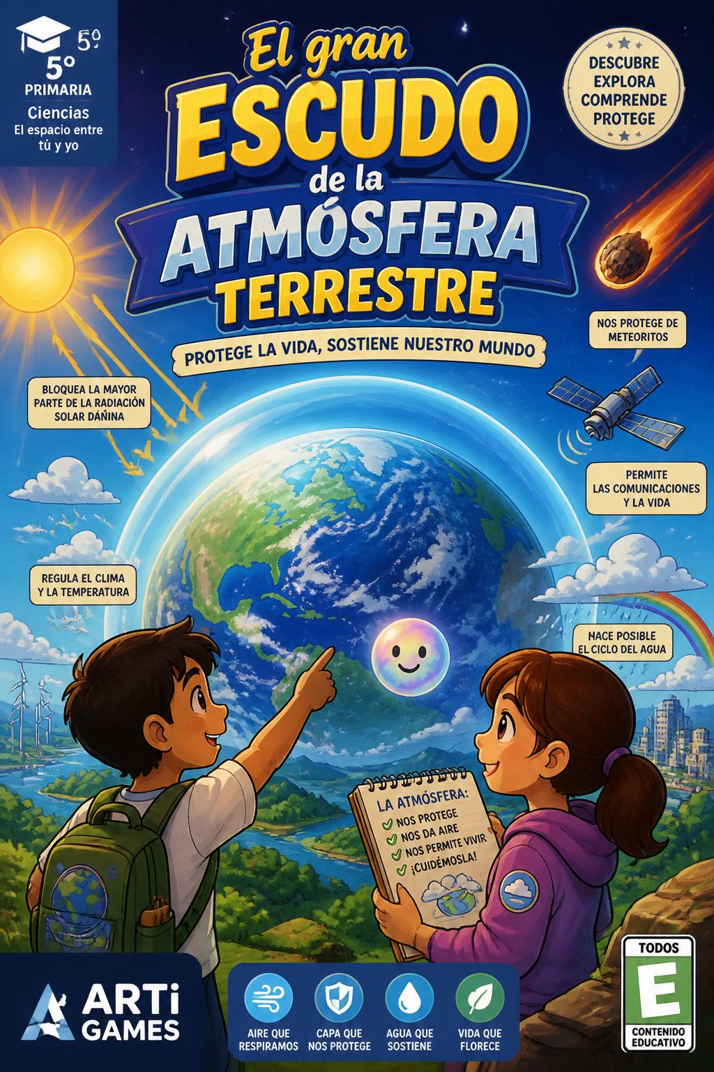 El gran escudo de la atmósfera terrestre