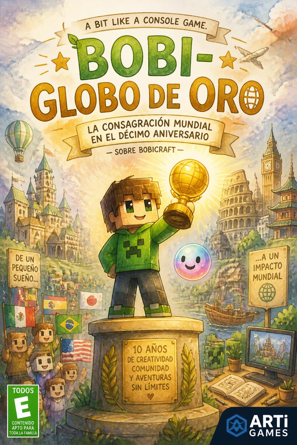 A bit like a console game.
* Bobi-Globo de Oro