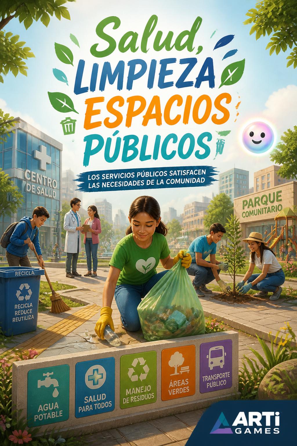 Salud, limpieza y espacios públicos