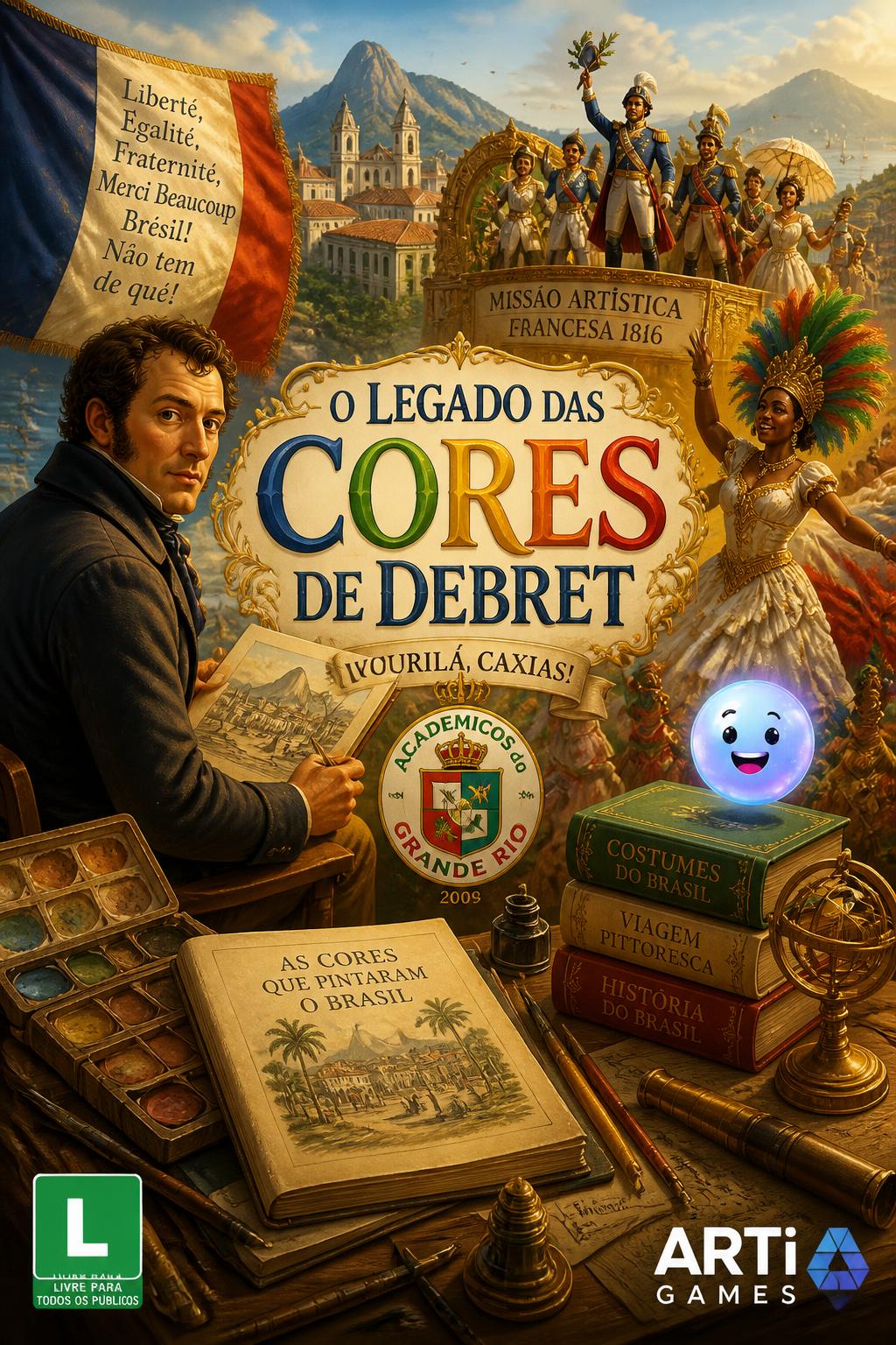 O legado das cores de Debret