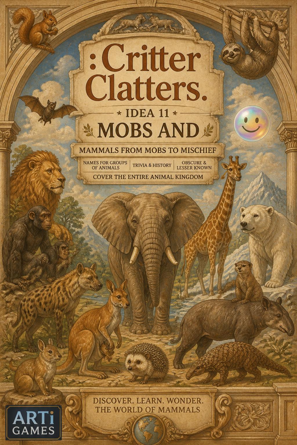 : Critter Clatters.
    *   *Idea 11:* Mobs and