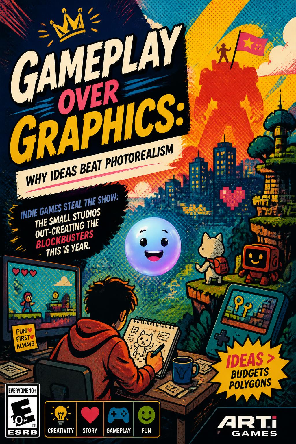 Gameplay over graphics: why ideas beat photorealism