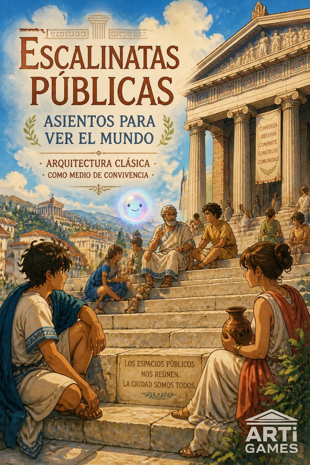 Escalinatas públicas asientos para ver el mundo