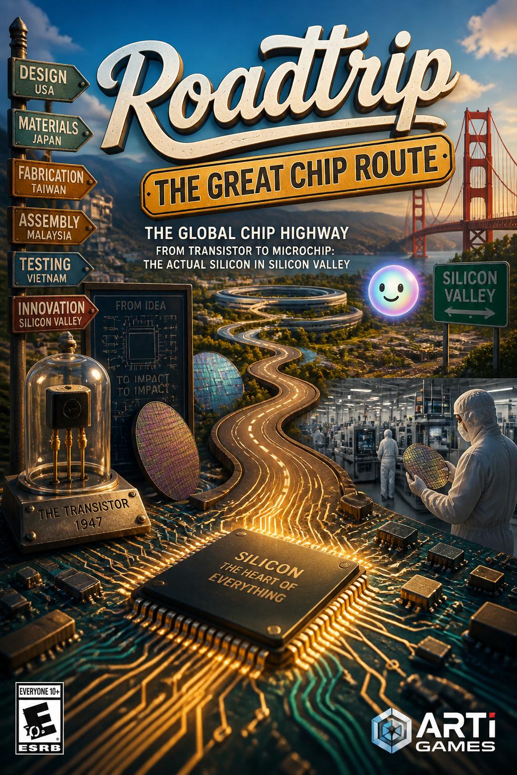 Roadtrip* (2 words)
* *The Great Chip Route* (4 words