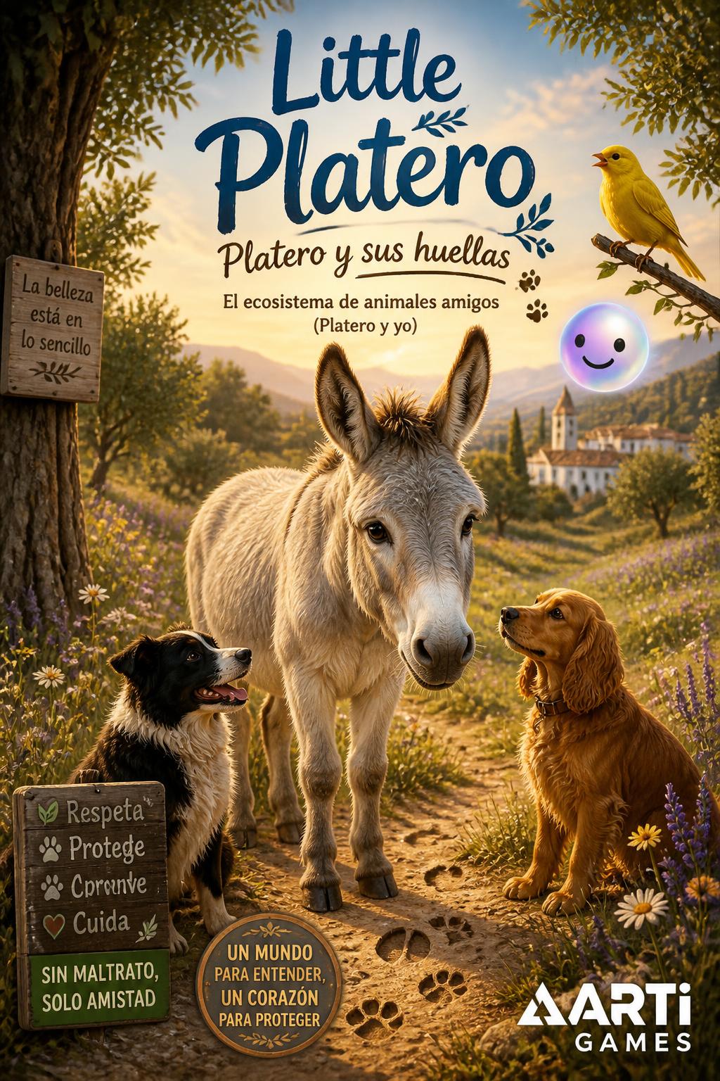 Little Platero) - 2 words.
    *   *Platero y sus huellas