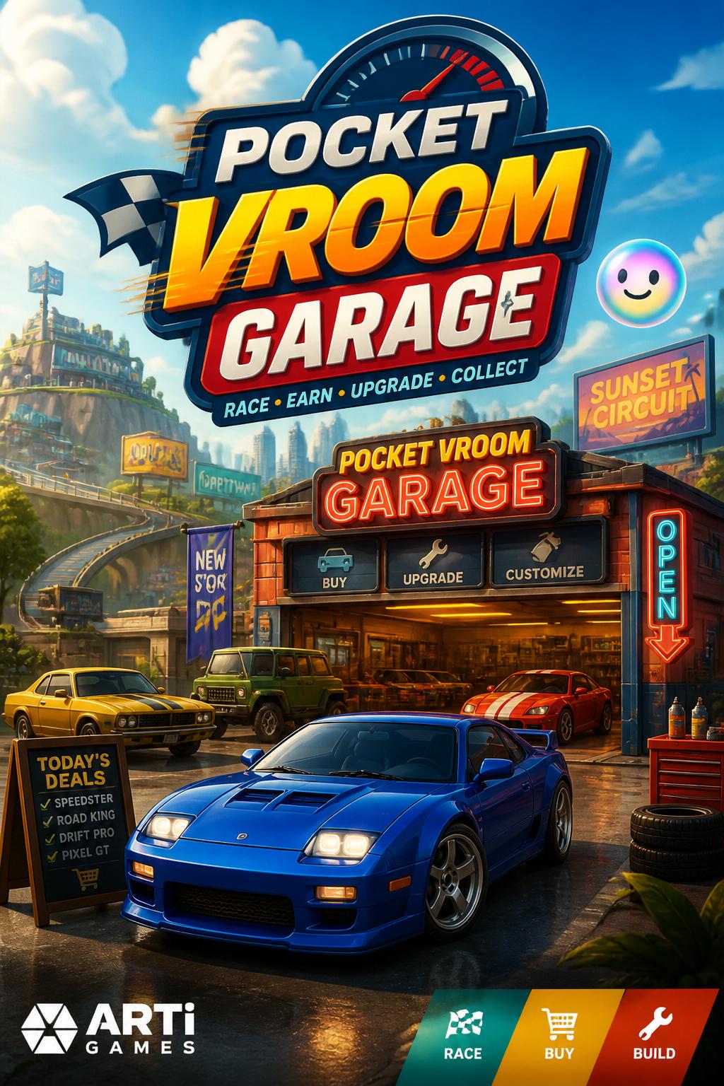Pocket Vroom Garage