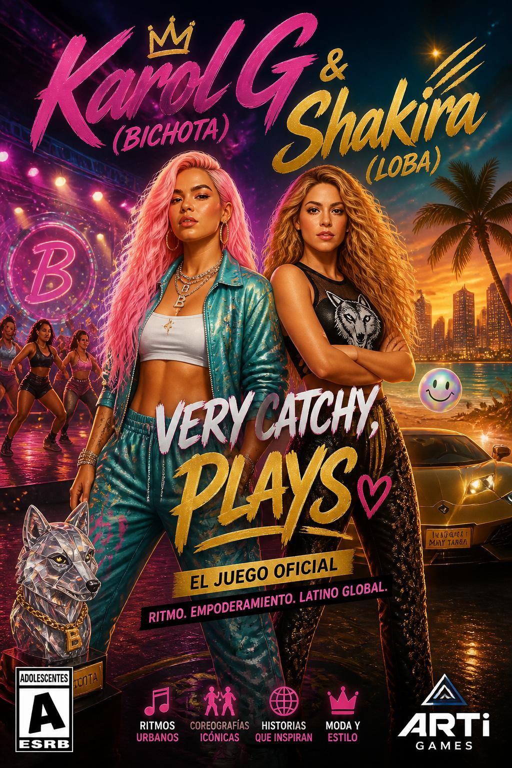 Karol G (Bichota) & Shakira (Loba). Very catchy, plays