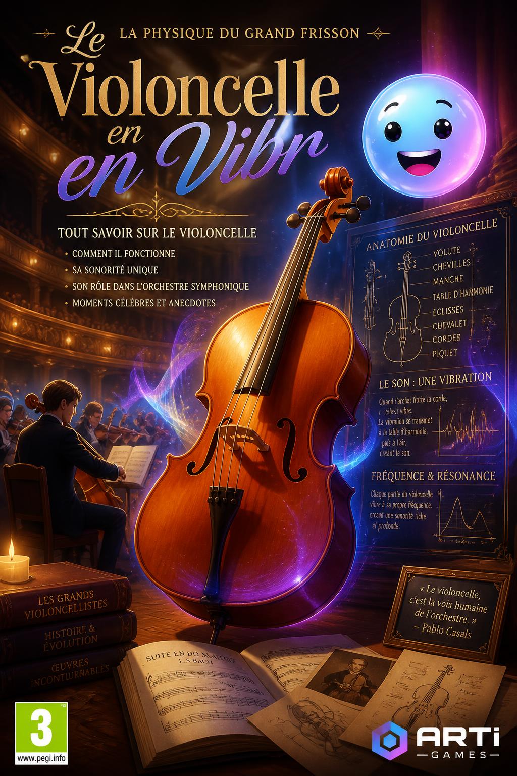 3 words) - Classic.
    *   *Le Violoncelle en Vibr