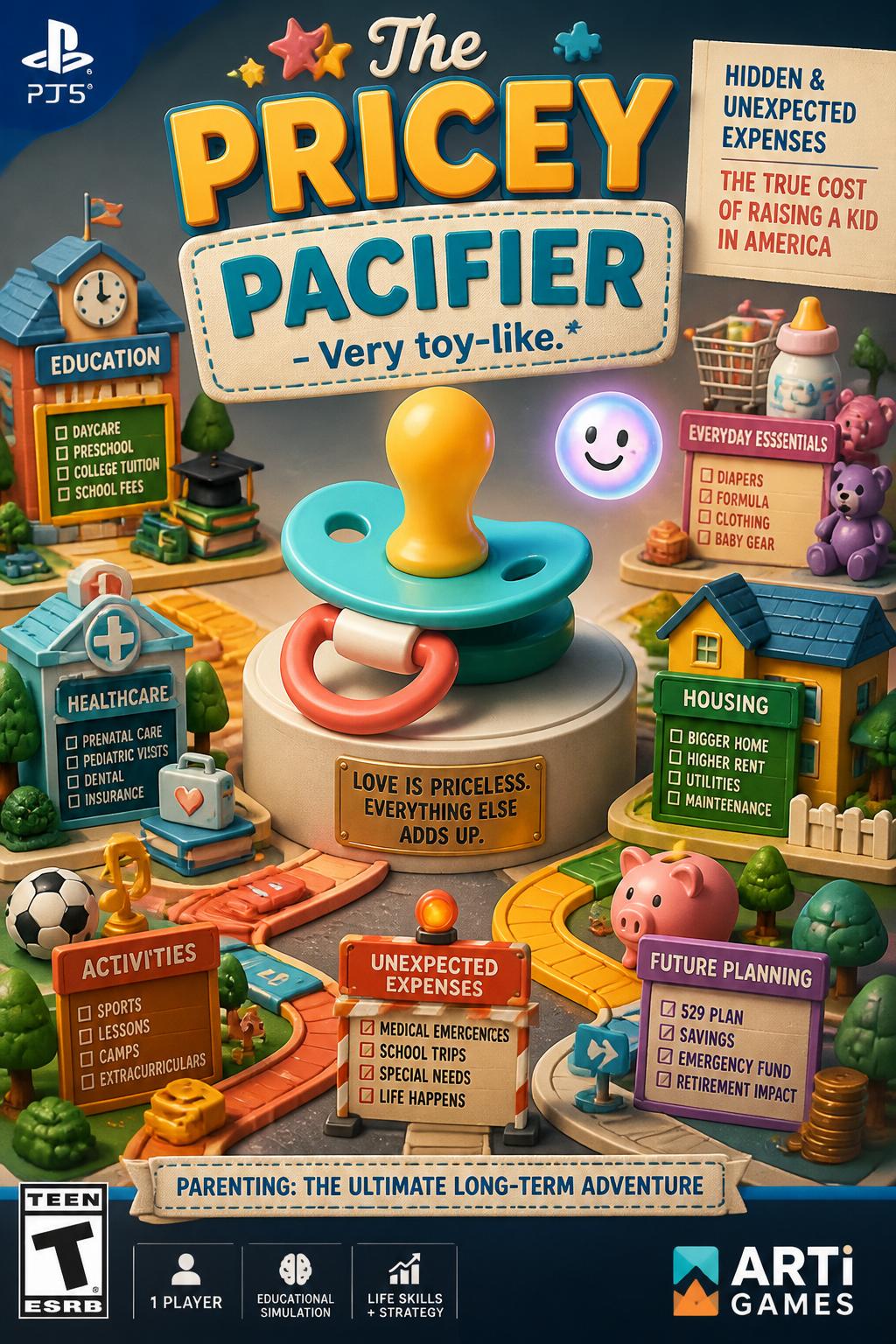 The Pricey Pacifier - Very toy-like.
    *
