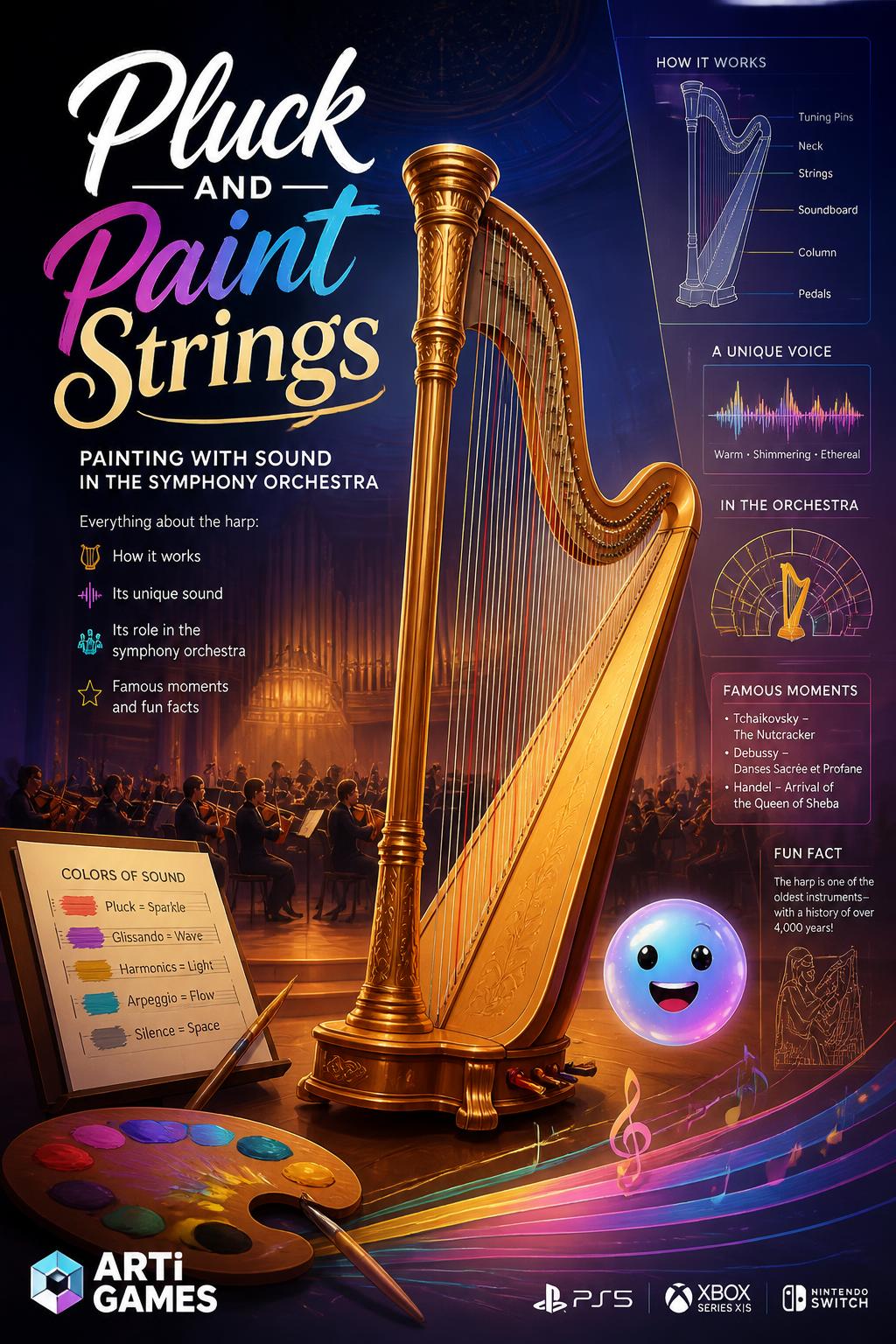 Pluck and Paint Strings