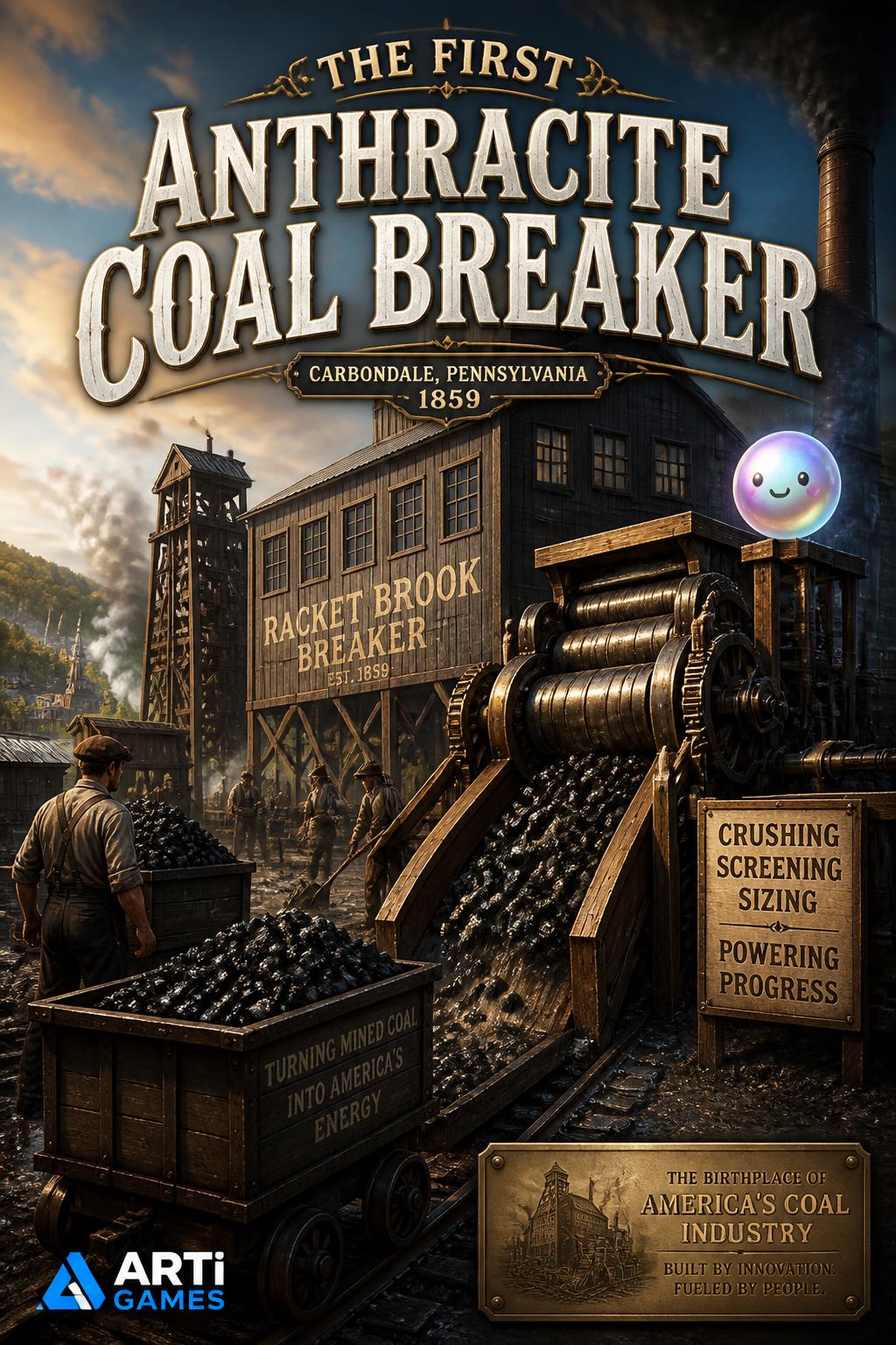 The first anthracite coal breaker