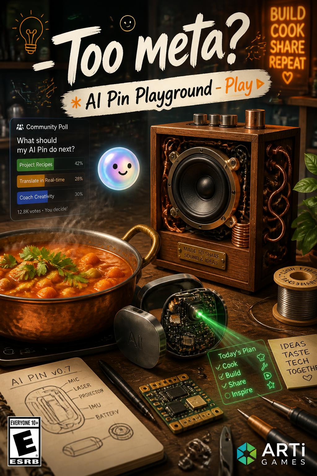  - Too meta?
    *   AI Pin Playground - Play