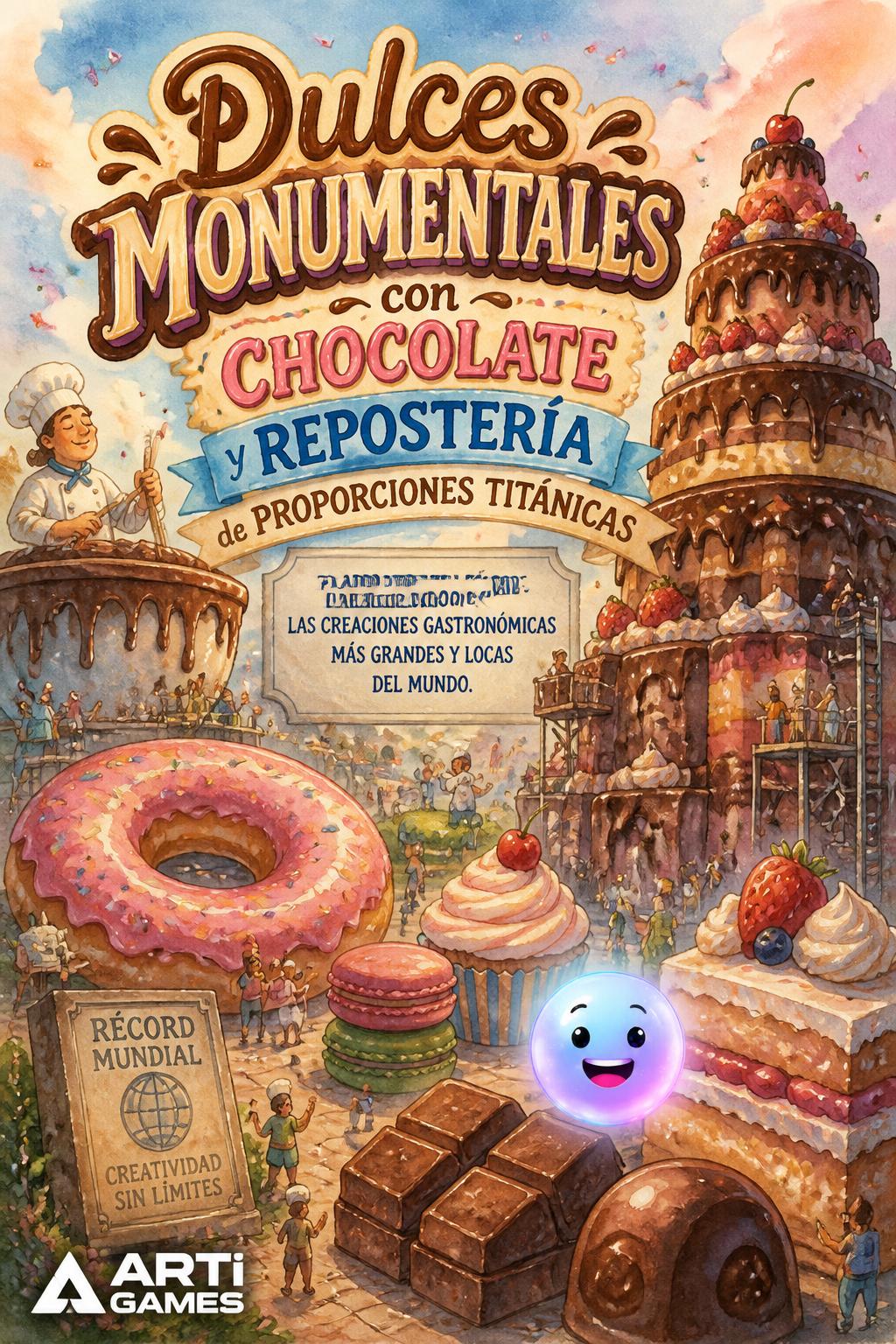 Dulces monumentales con chocolate y repostería de proporciones titánicas (Platos que rompen records: las creaciones gastronomicas mas grandes y locas del mundo.)