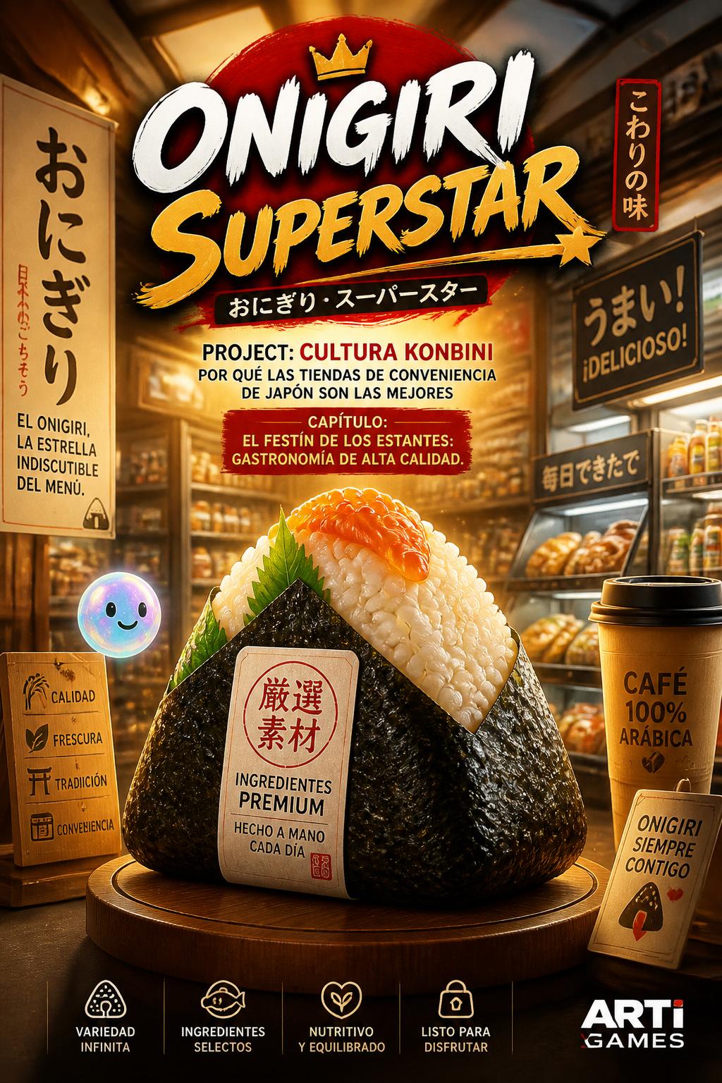 El onigiri como la estrella indiscutible del menú
