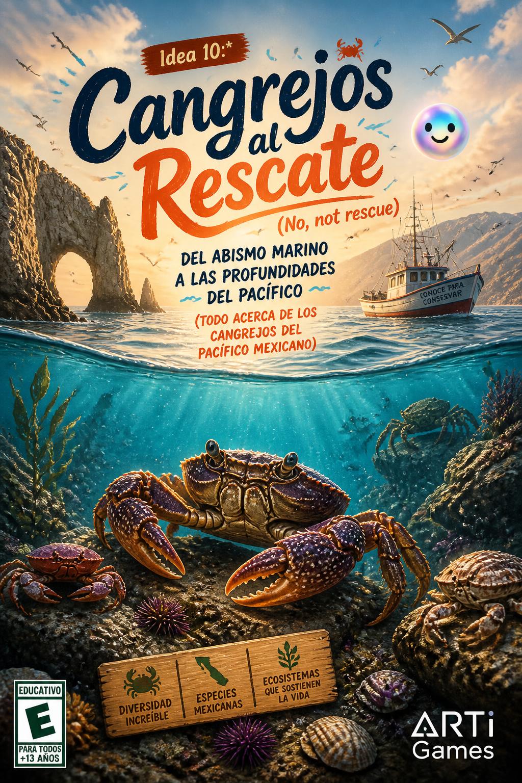 Idea 10:* Cangrejos al Rescate (No, not rescue)