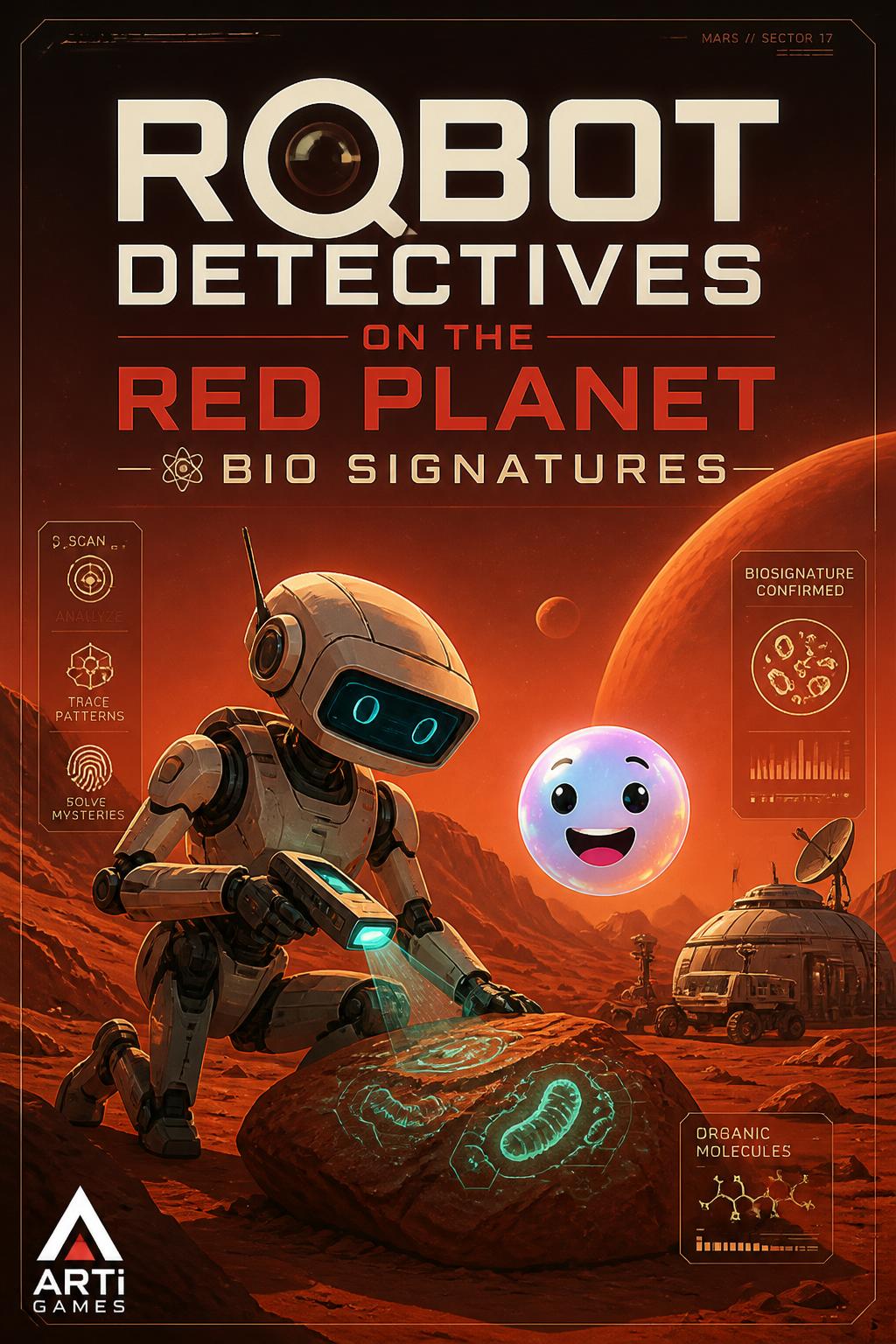 Robot detectives on the red planet
