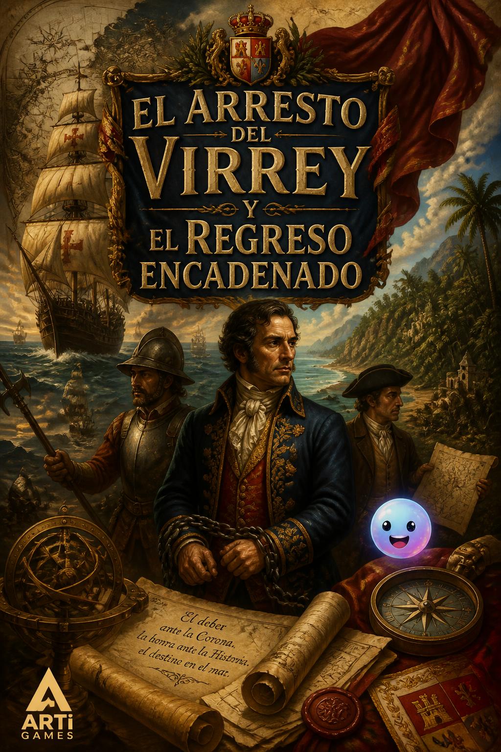 El arresto del virrey y el regreso encadenado