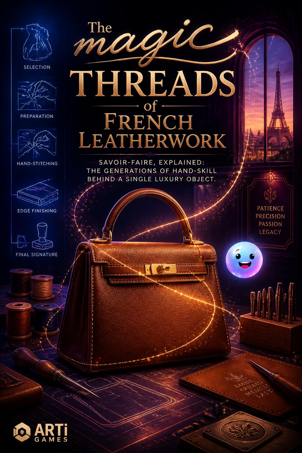 The magic threads of French leatherwork