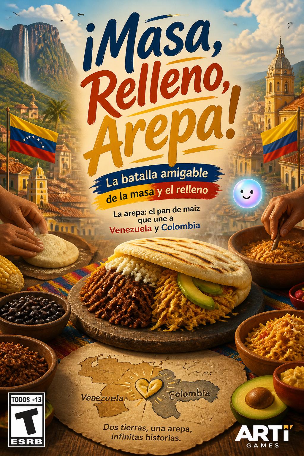 ¡Masa, Relleno, Arepa!