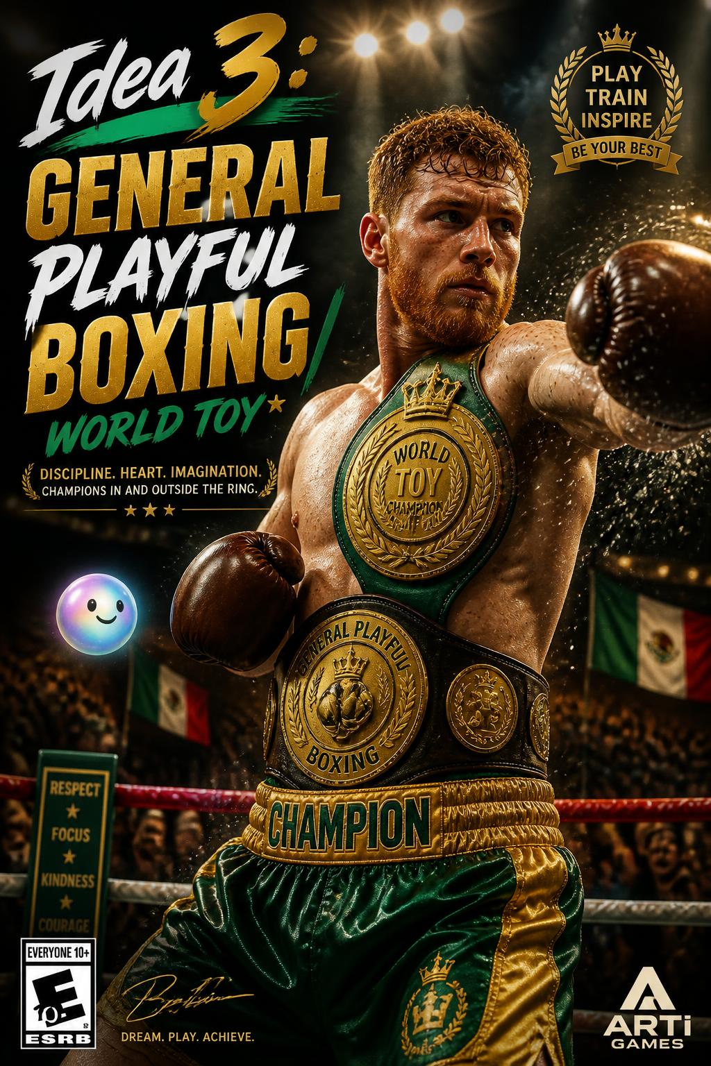 Idea 3: General Playful Boxing/World Toy*
        *