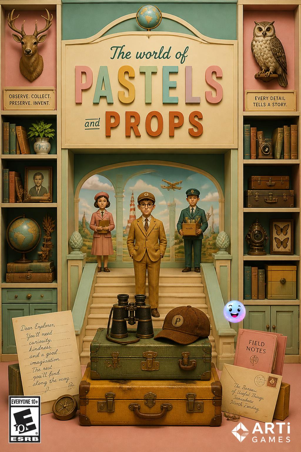 The world of pastels and props