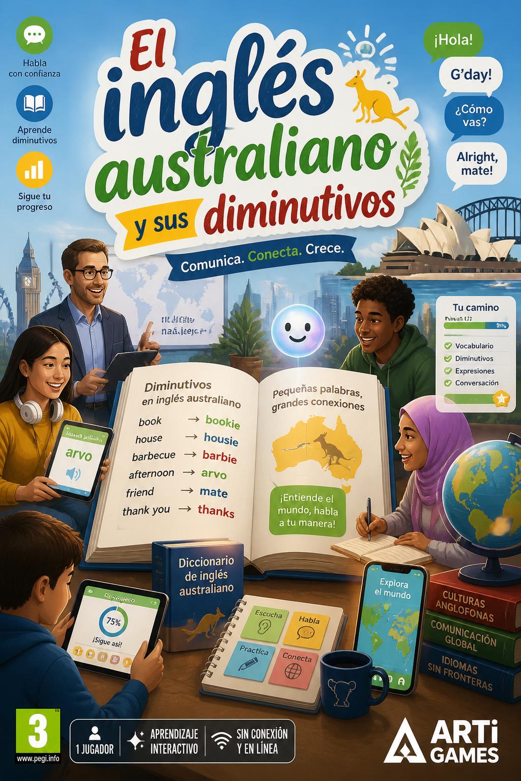 El inglés australiano y sus diminutivos