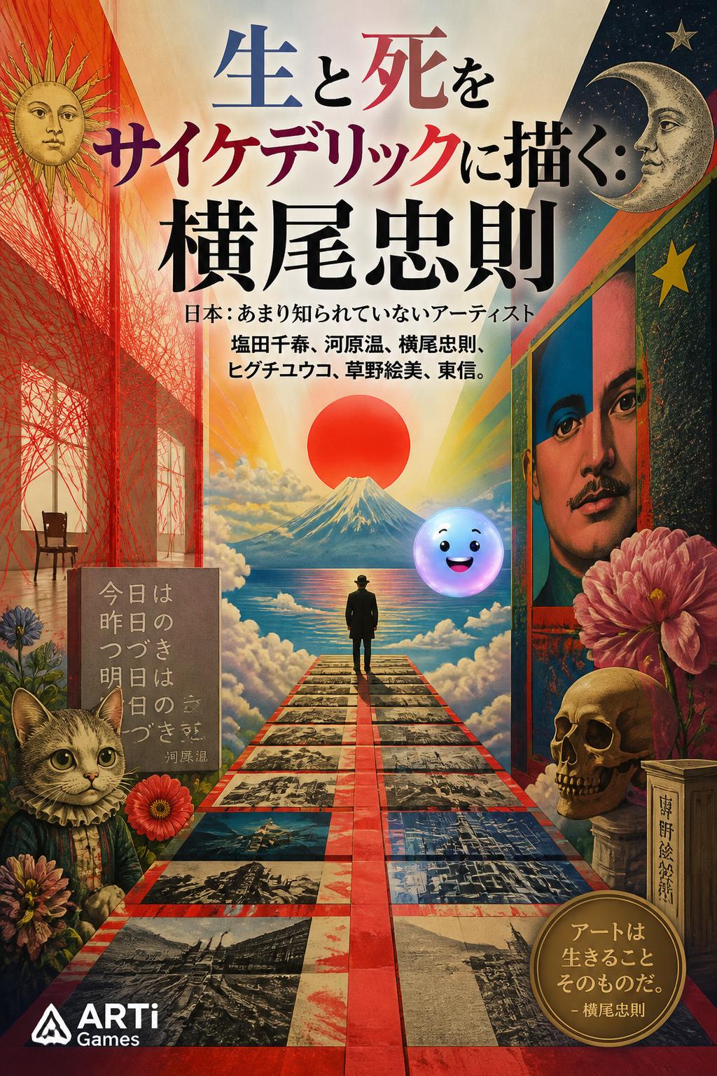生と死をサイケデリックに描く：横尾忠則